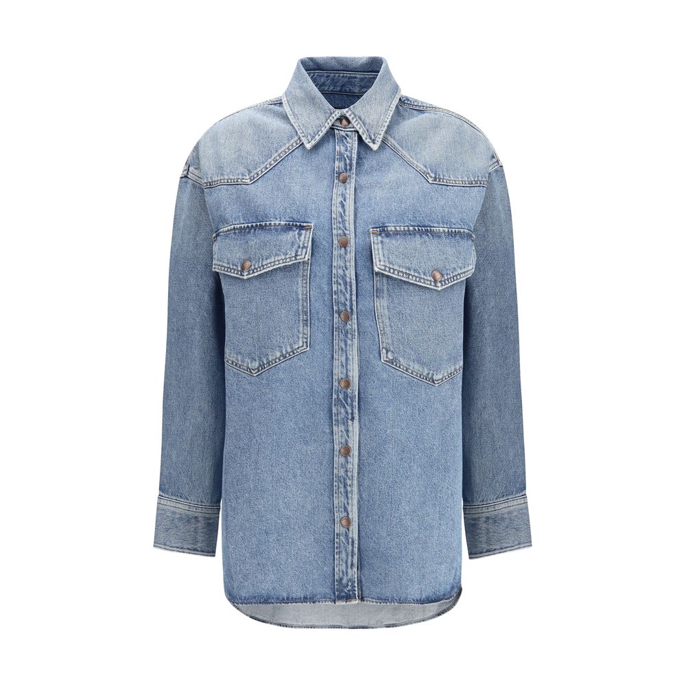 Agolde Blue Denim Shirt | Regal Royce