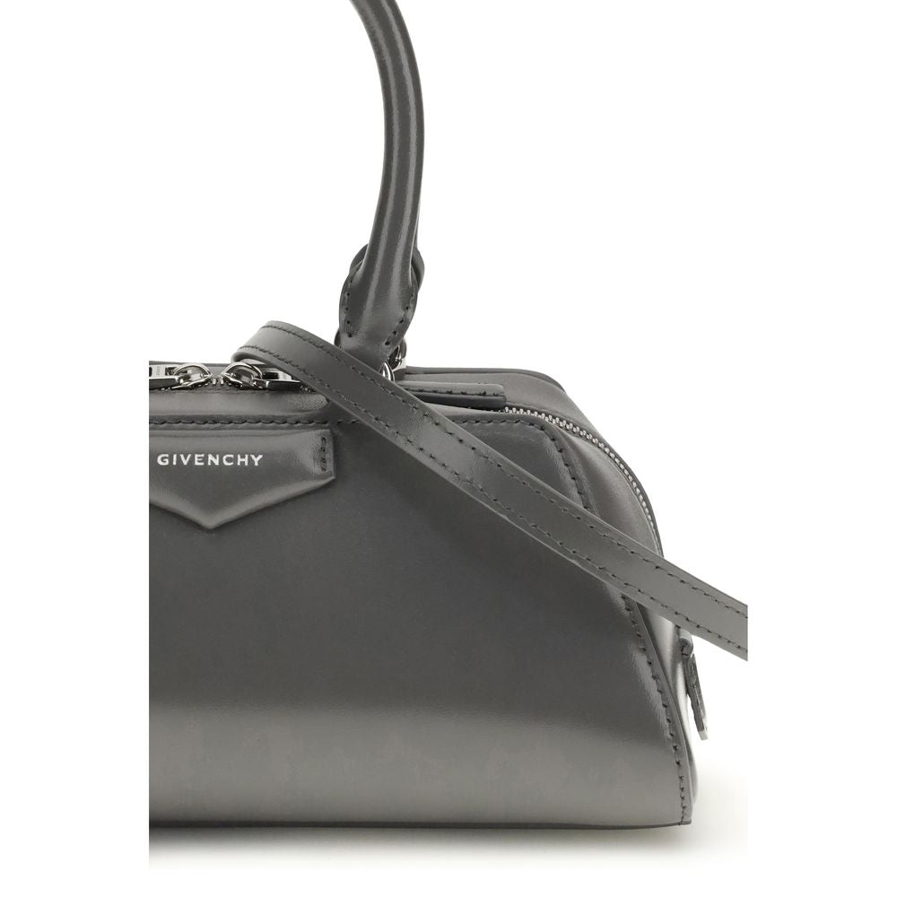 Givenchy Gray Calf Leather Bos Taurus Shoulder Bag | Regal Royce