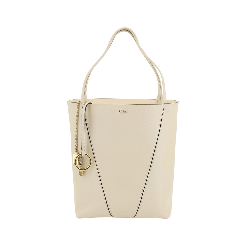 Chloé Cream Calf Leather Bos Taurus Shoulder Bag | Regal Royce