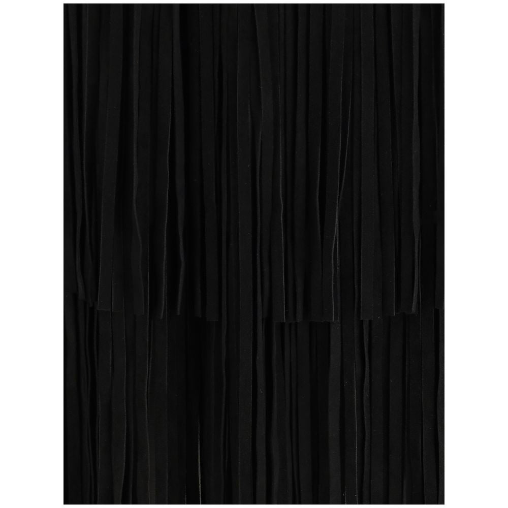 Dolce & Gabbana Black Silk Long Skirt | Regal Royce