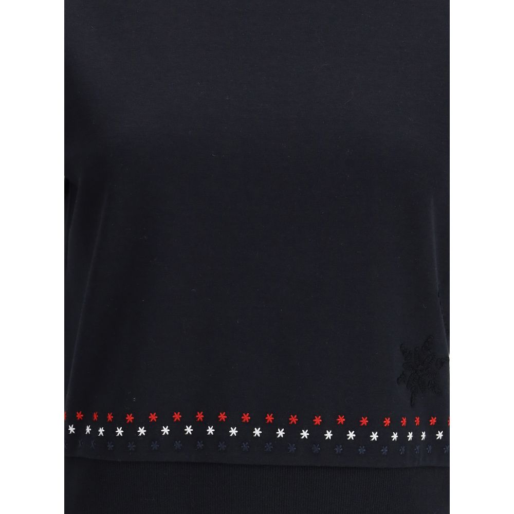 Thom Browne Black Cotton T-Shirt | Regal Royce