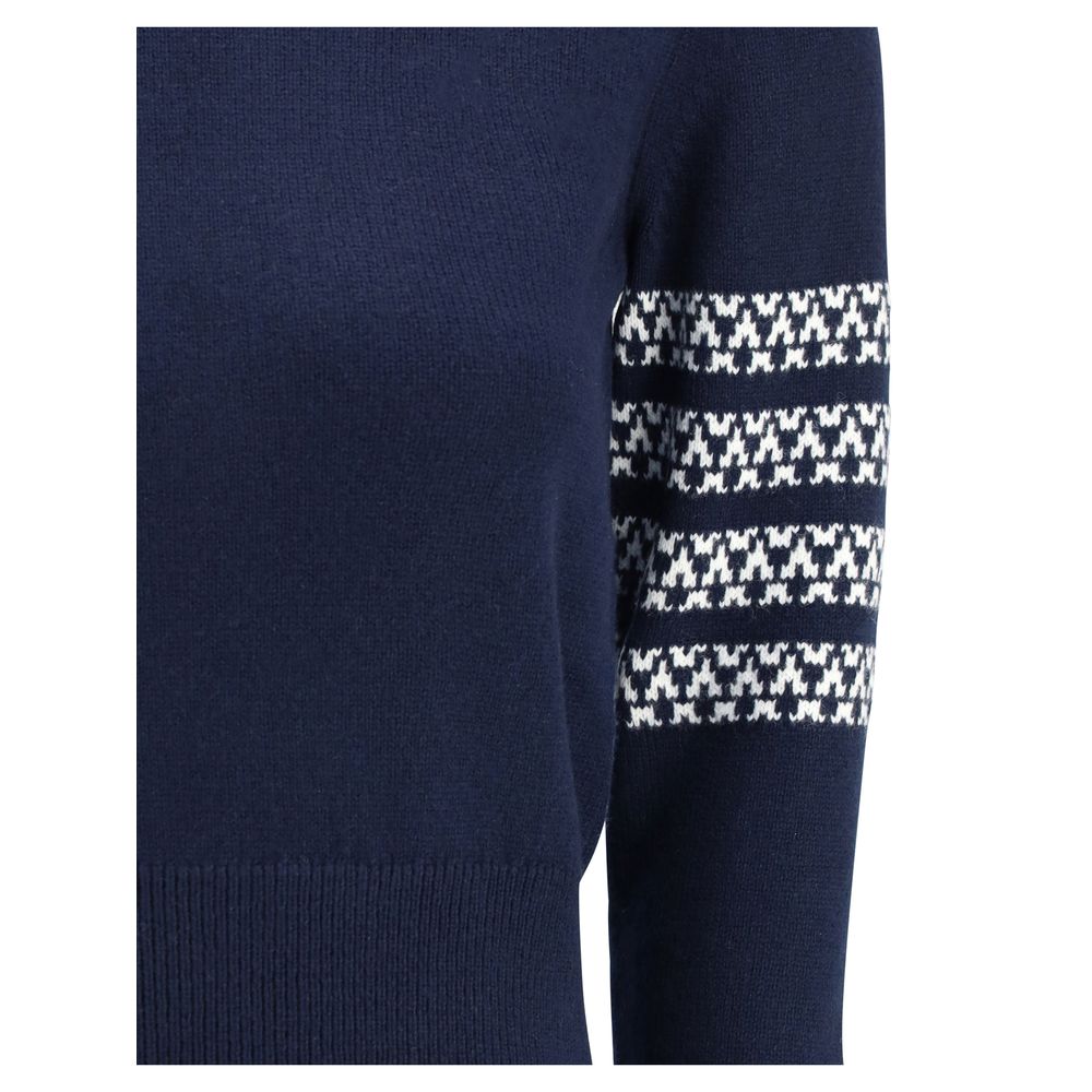Thom Browne Blue Fleece Wool Sweatshirt | Regal Royce