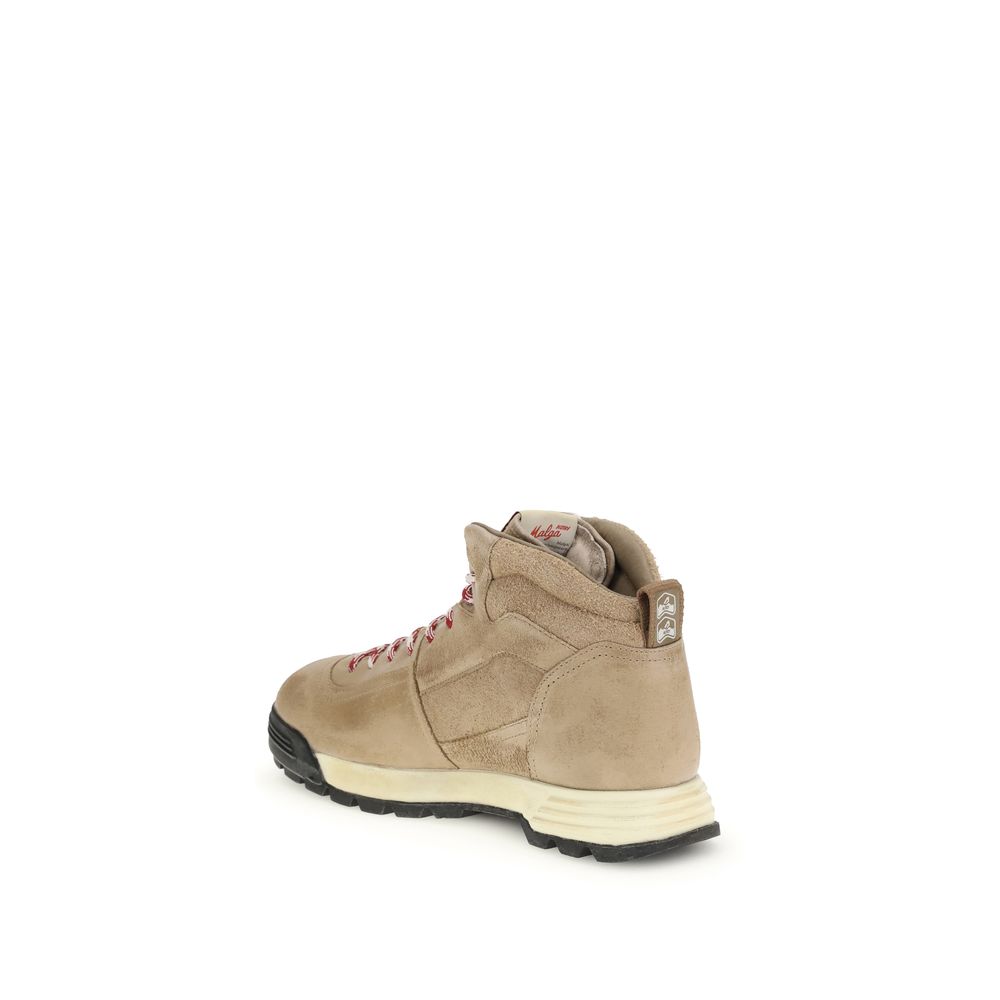 Autry Beige Rubber Lace-Up Boots | Regal Royce