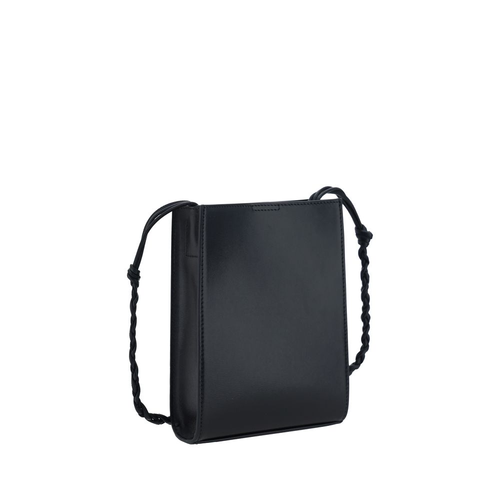 Jil Sander Black Calf Leather Bos Taurus Shoulder Bag | Regal Royce