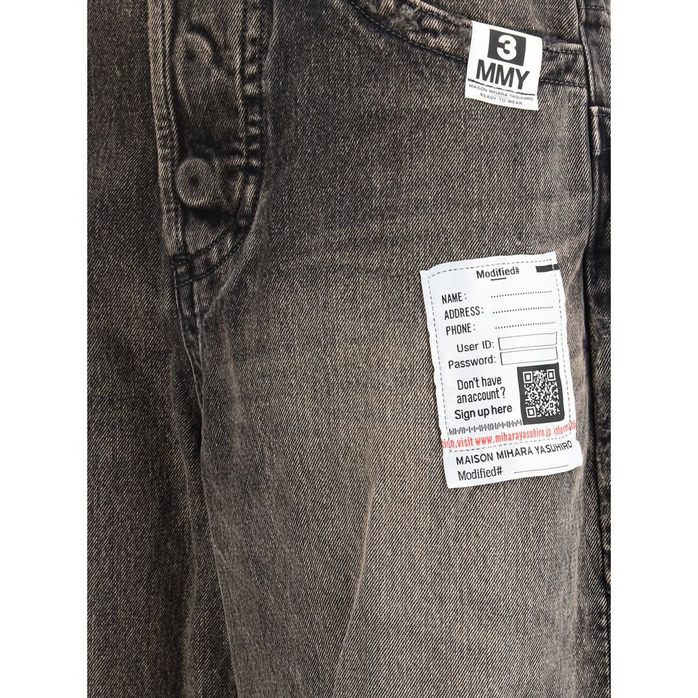 Maison Mihara Yasuhiro Black Cotton Jeans Denim | Regal Royce