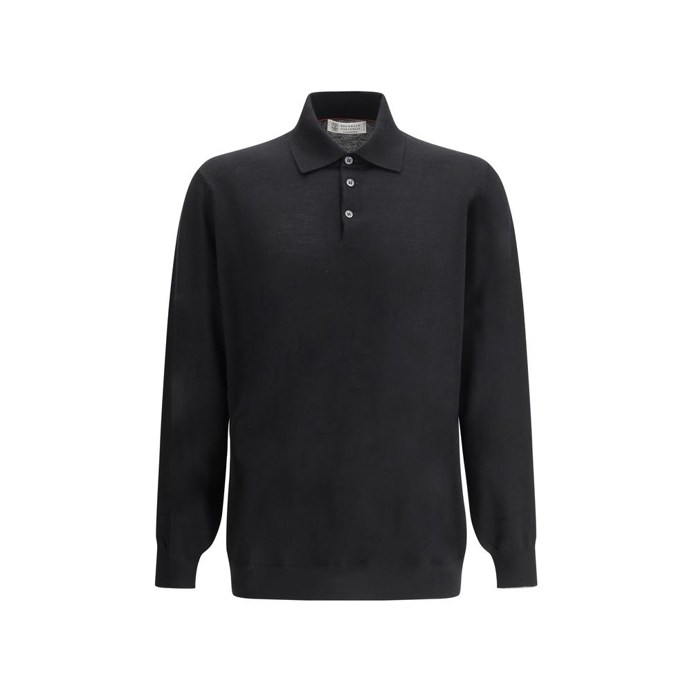 Brunello Cucinelli Black Cashmere Dress Shirt | Regal Royce
