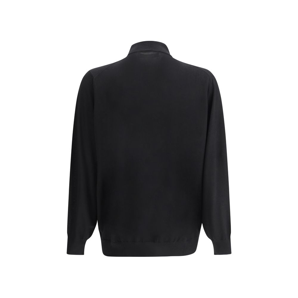 Brunello Cucinelli Black Cashmere Dress Shirt | Regal Royce
