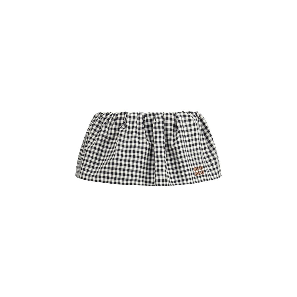 Miu Miu Multicolor Cotton Mini Skirt | Regal Royce