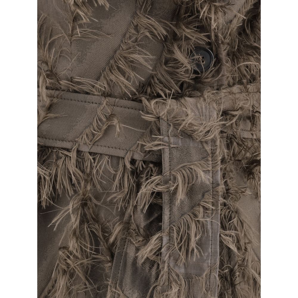 Brunello Cucinelli Brown Polyester Coat | Regal Royce