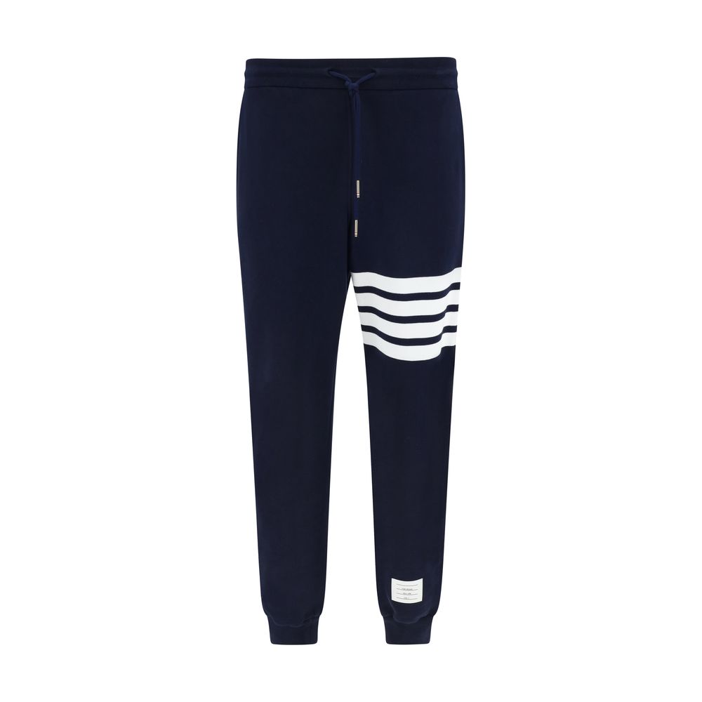 Thom Browne Blue Cotton Casual Pants | Regal Royce
