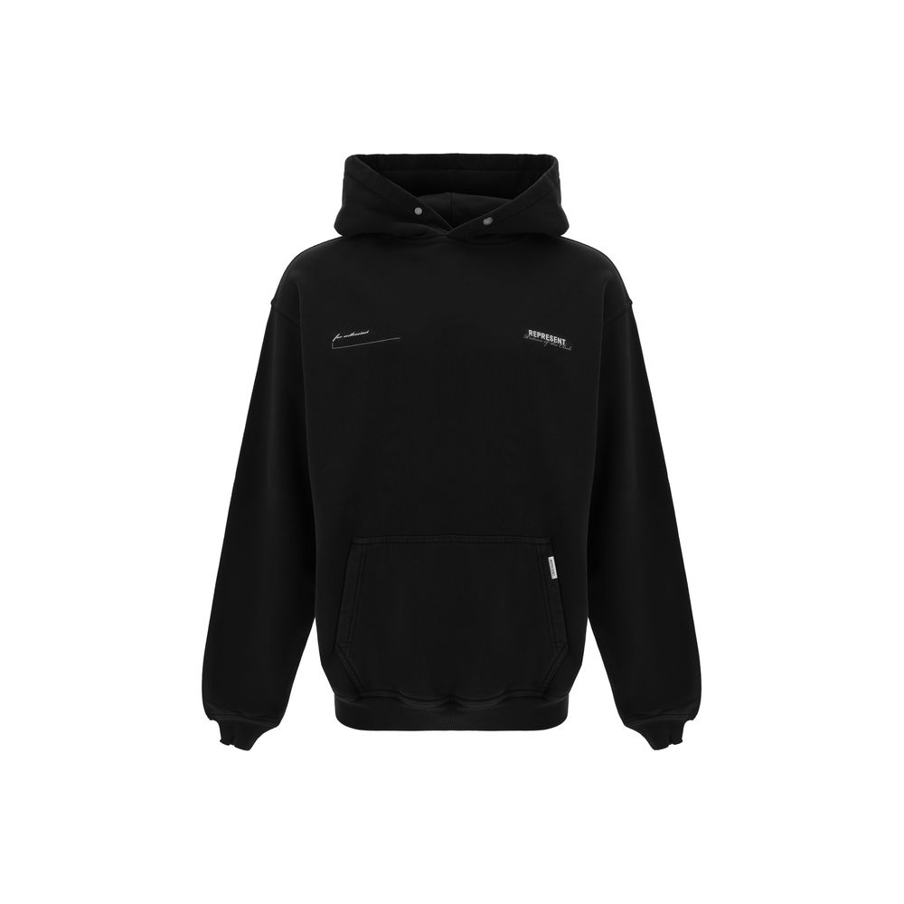 Represent Black Cotton Sweatshirt | Regal Royce