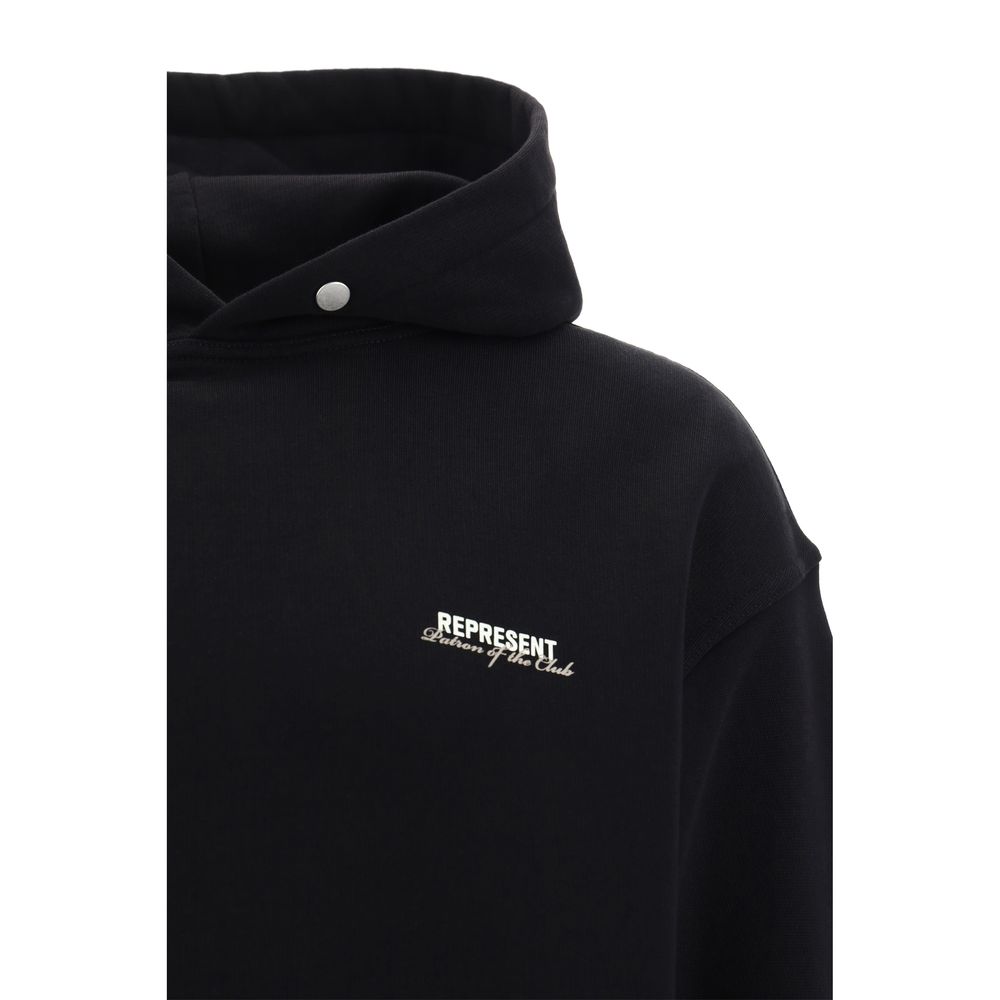 Represent Black Cotton Sweatshirt | Regal Royce
