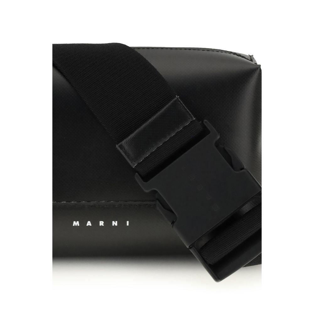 Marni Black Calf Leather Bos Taurus Shoulder Bag | Regal Royce