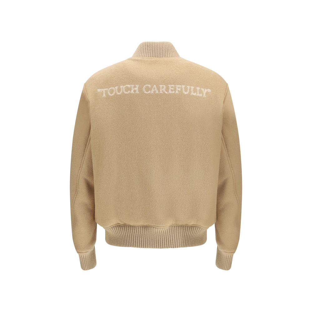 Off-White Brown Cashmere Bomber | Regal Royce