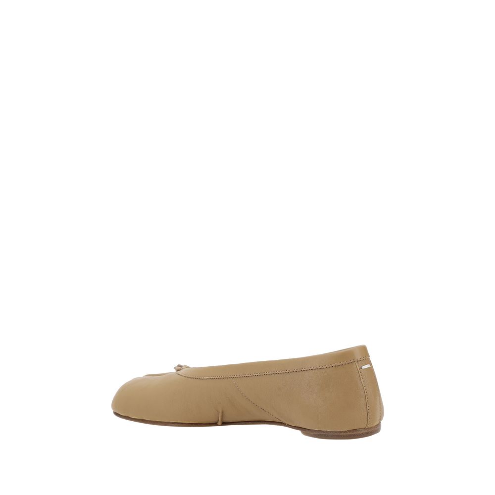 Margiela Beige Lamb Ovis Aries Aries Ballet Flats | Regal Royce