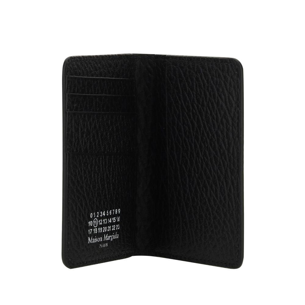 Margiela Black Calf Leather Bos Taurus Wallet | Regal Royce