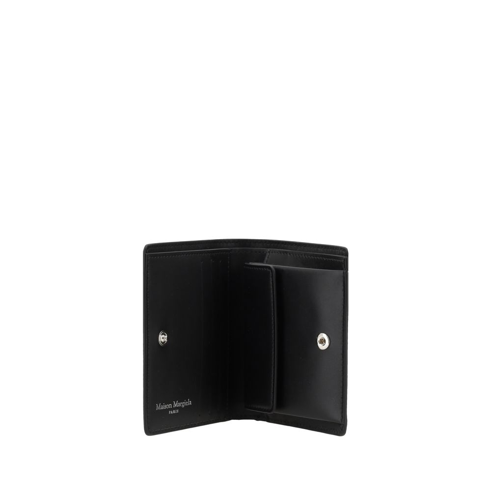 Margiela Black Calf Leather Bos Taurus Wallet | Regal Royce