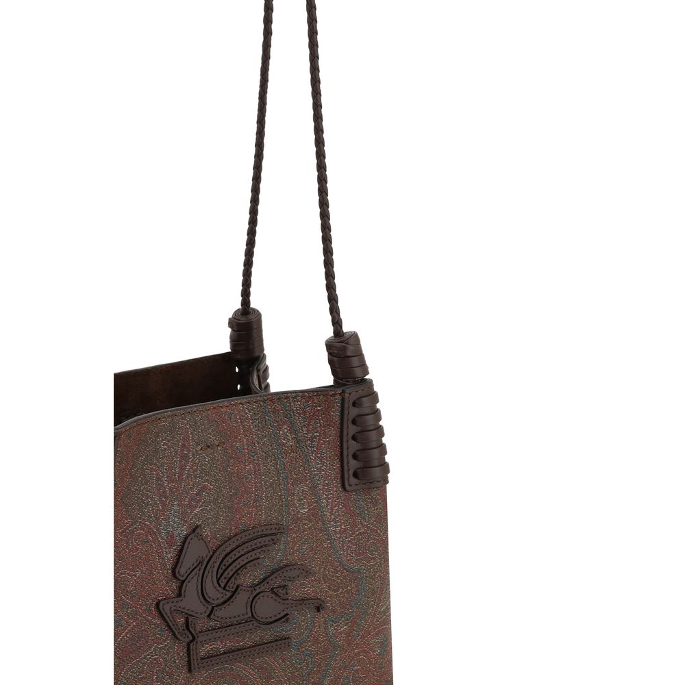 Etro Brown Fabric Shoulder Bag | Regal Royce