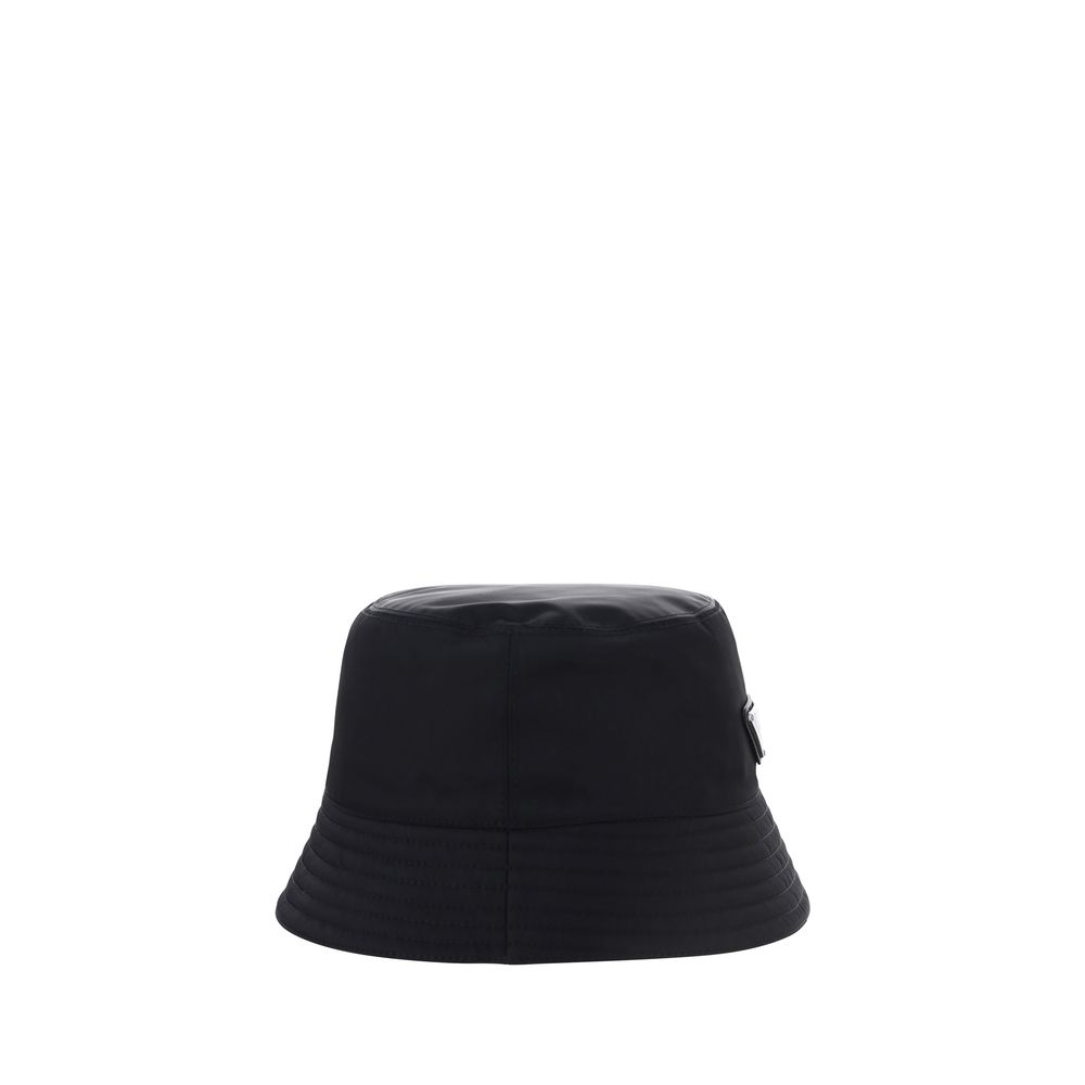 Prada Black Polyamide Bucket Hat | Regal Royce