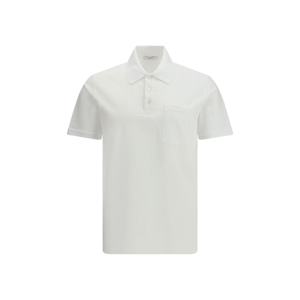 Givenchy White Cotton Polo Shirt | Regal Royce