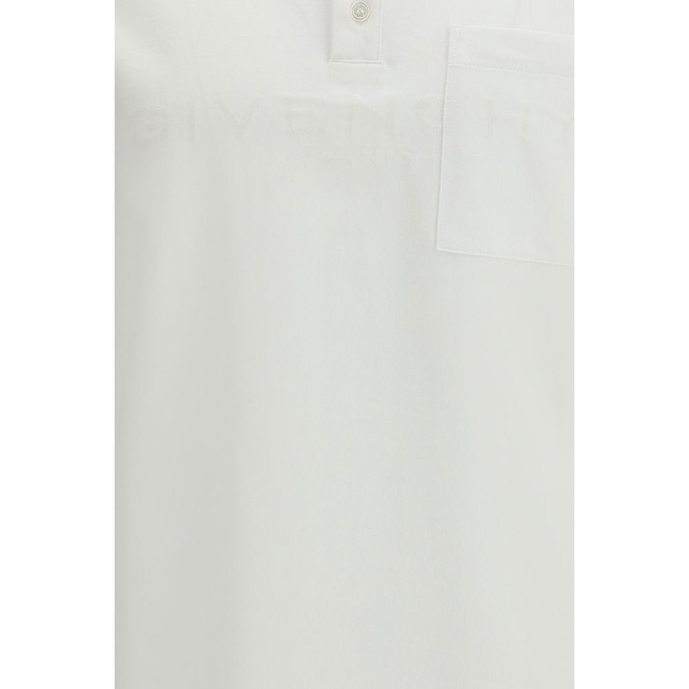 Givenchy White Cotton Polo Shirt | Regal Royce