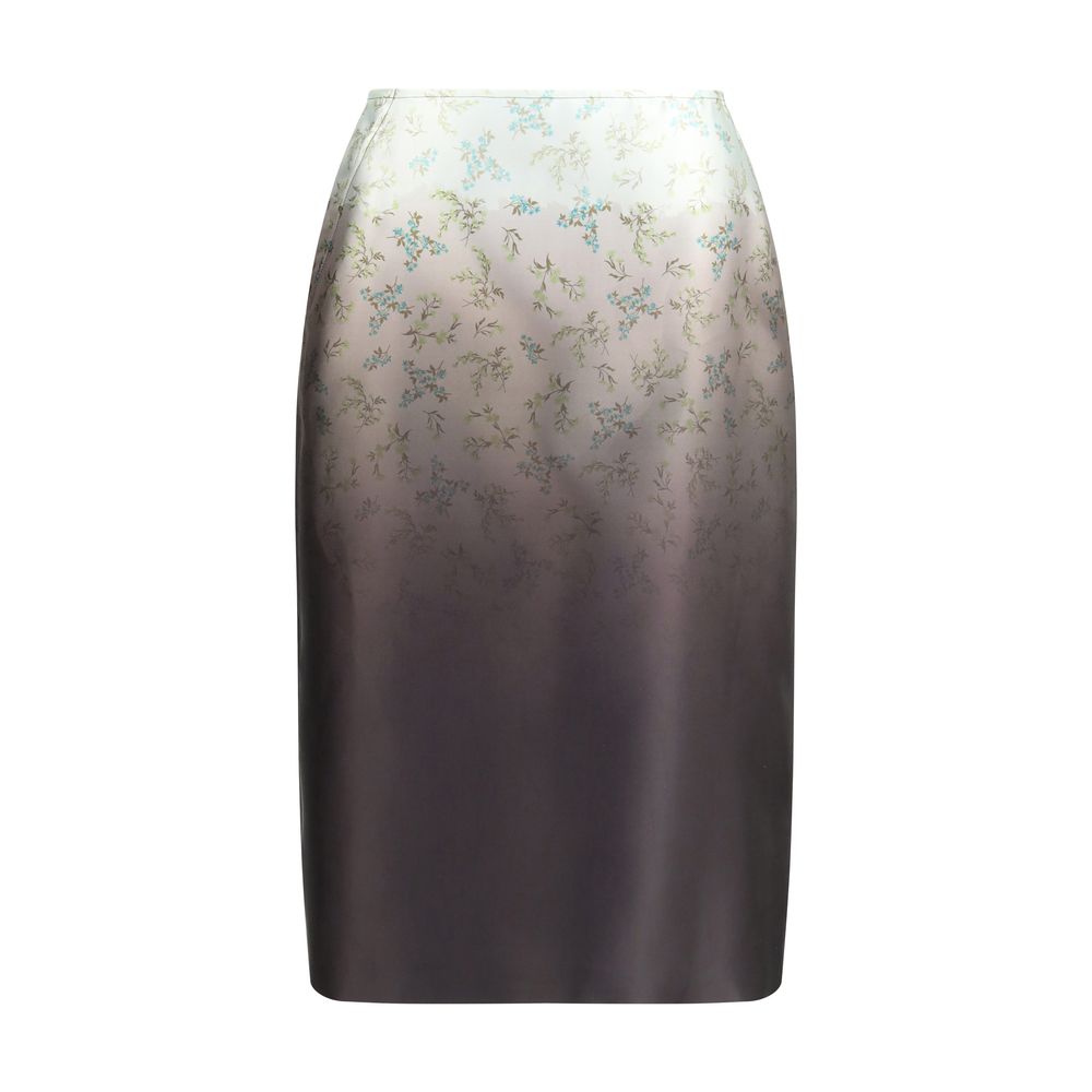 Jil Sander Multicolor Silk Long Skirt | Regal Royce