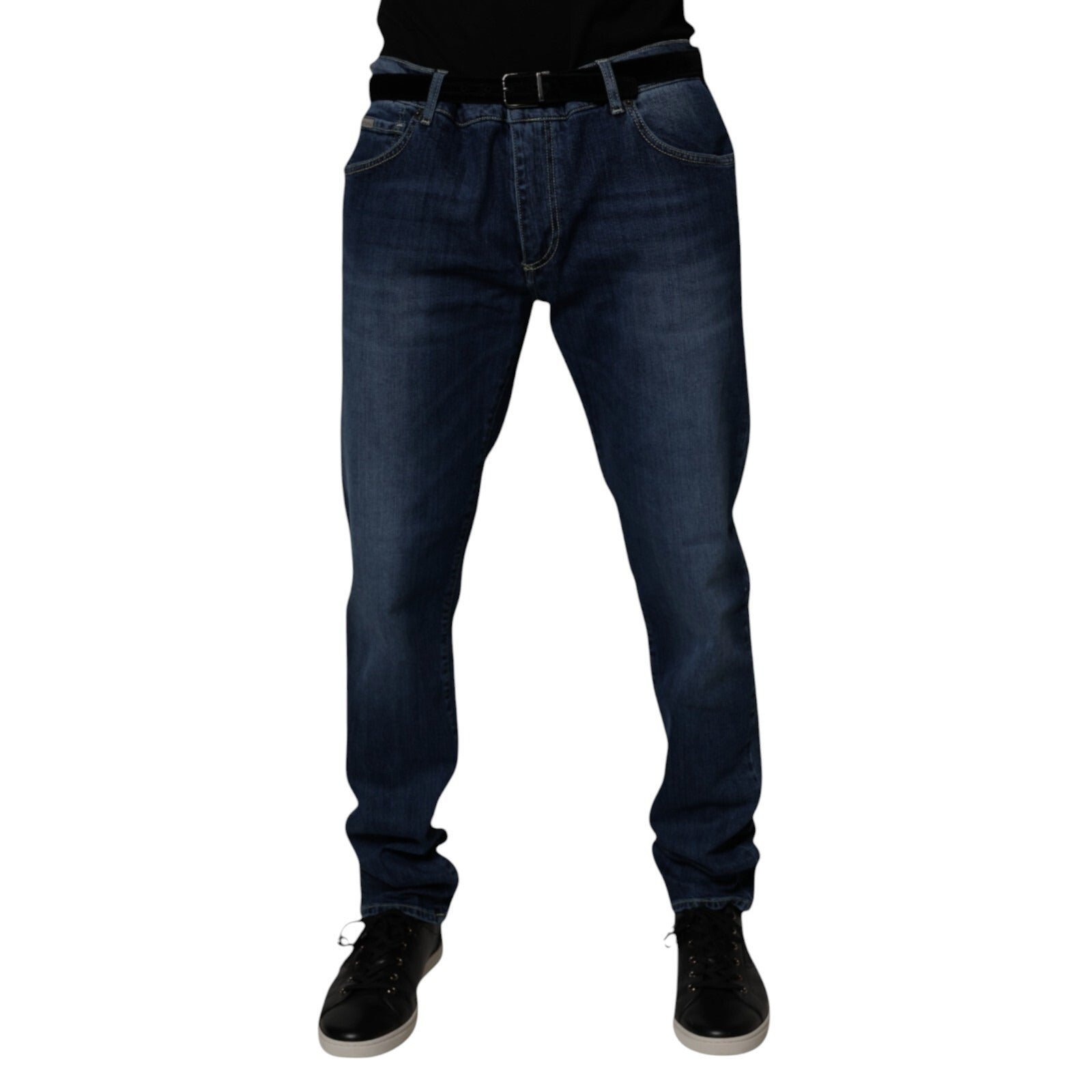 Dolce & Gabbana Blue Washed Cotton Stretch SkinnyDenim Jeans | Regal Royce