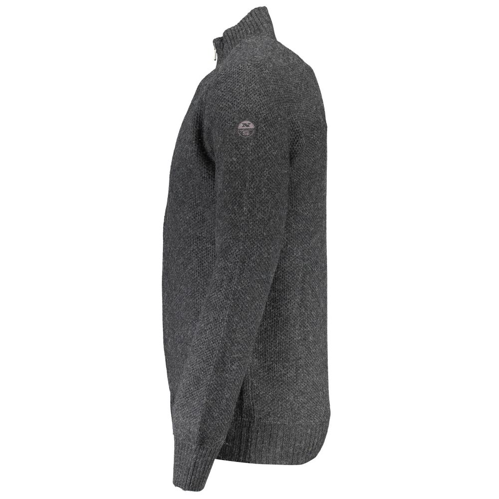 North Sails Grigio Wool Men Cardigan | Regal Royce