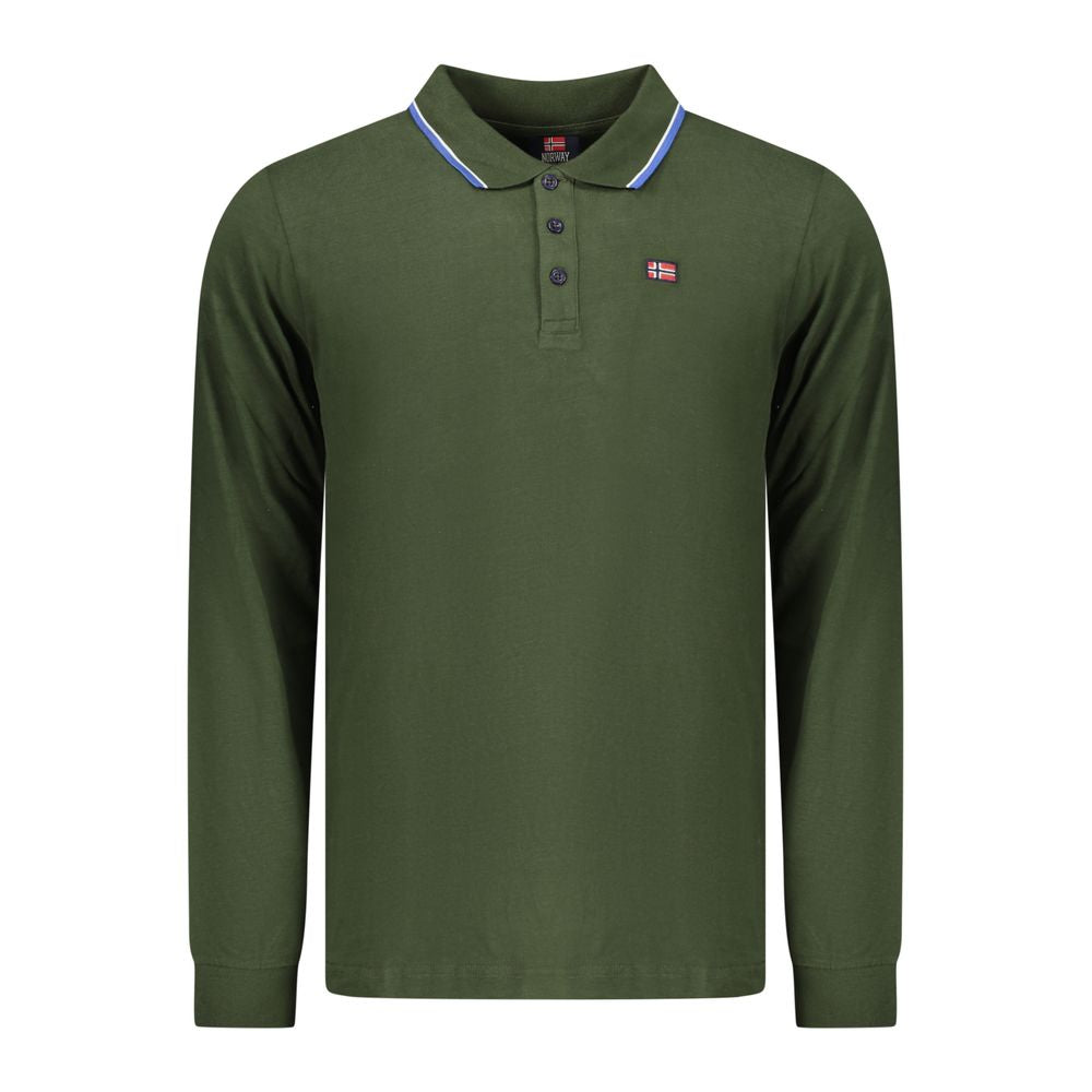 Norway 1963 Verde Cotton Men Polo | Regal Royce