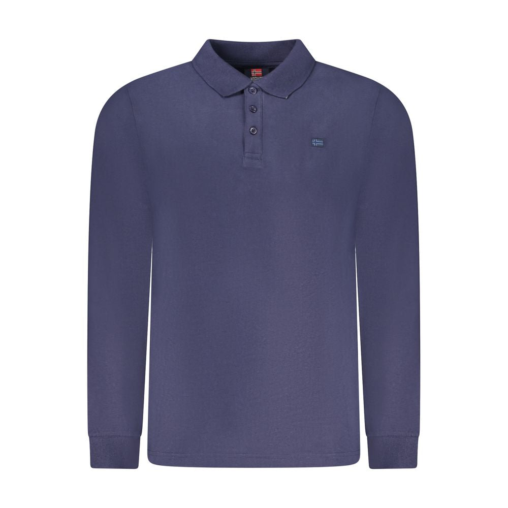 Norway 1963 Blu Cotton Men Polo | Regal Royce