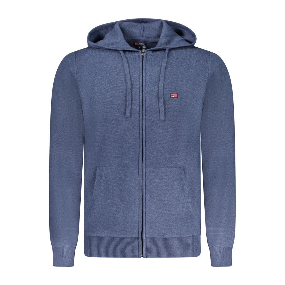 Norway 1963 Blue Polyester Men Cardigan | Regal Royce