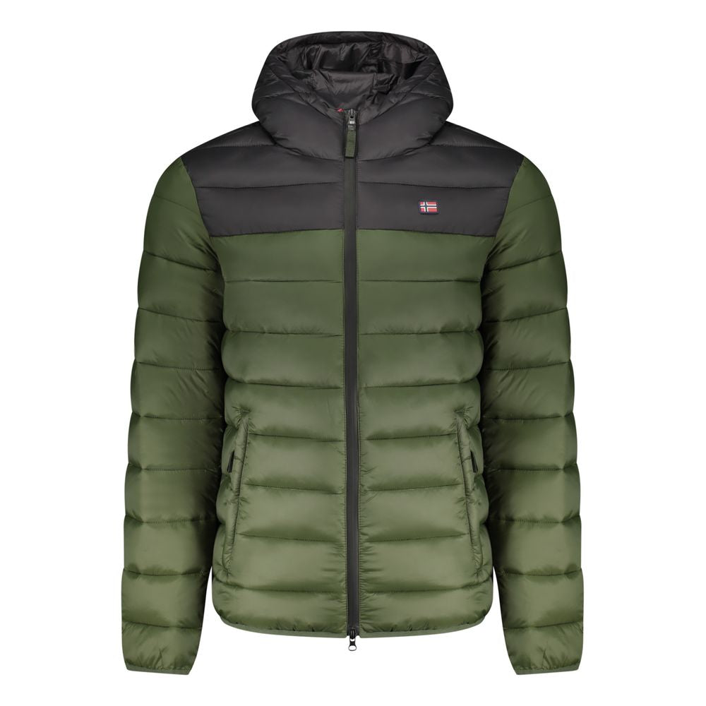 Norway 1963 Green Polyamide Men Jacket | Regal Royce