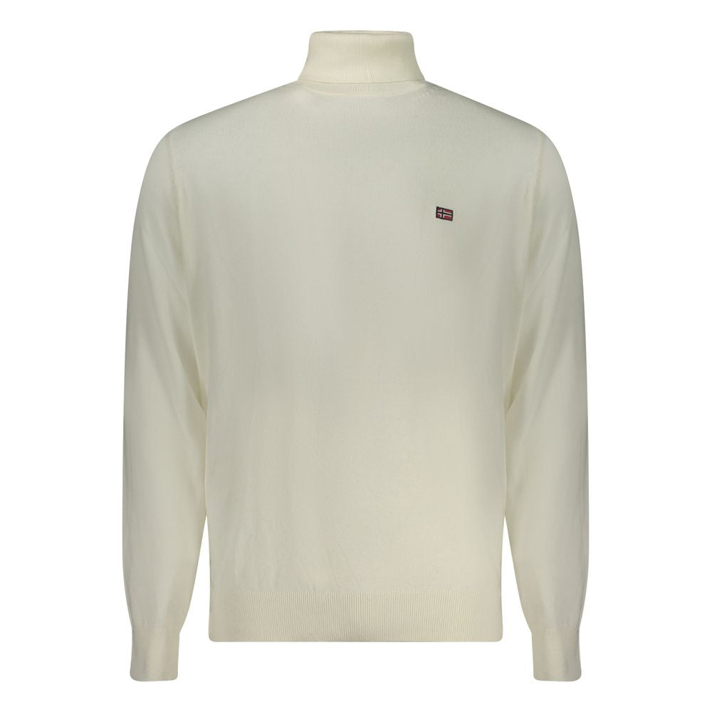 Norway 1963 White Polyester Men Sweater