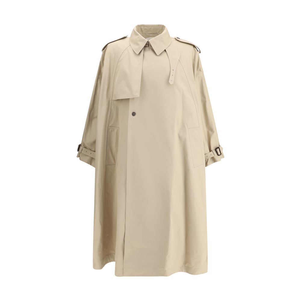 Saint Laurent Beige Cotton Coat | Regal Royce