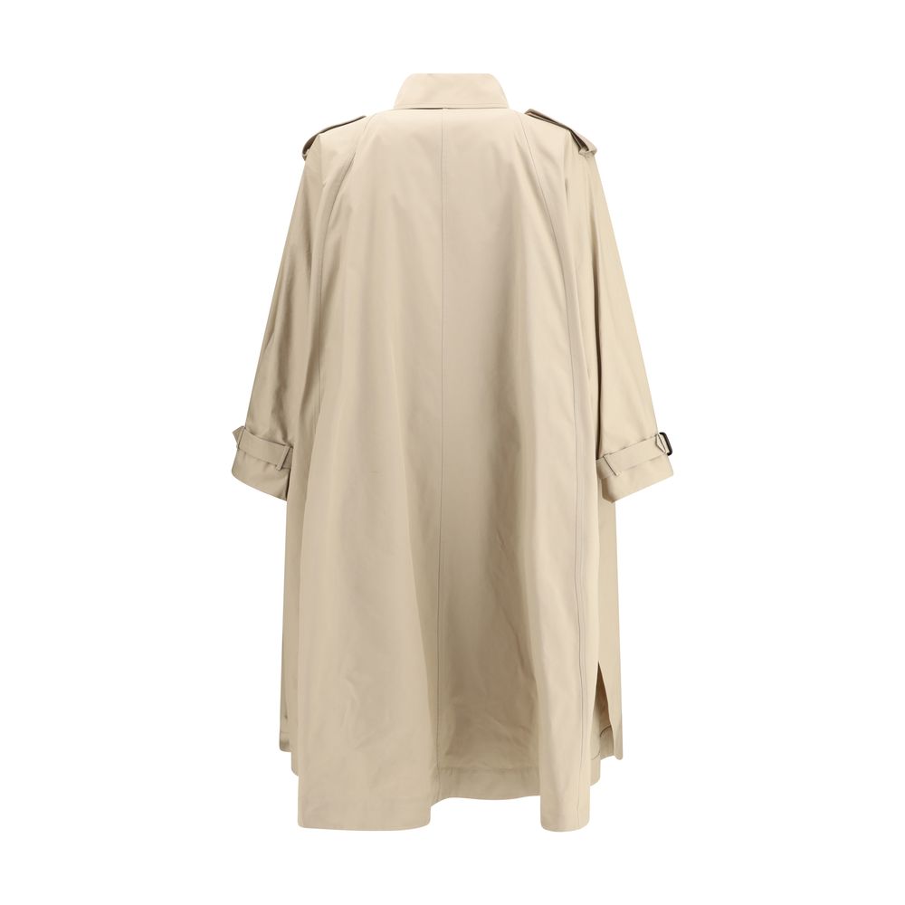 Saint Laurent Beige Cotton Coat | Regal Royce