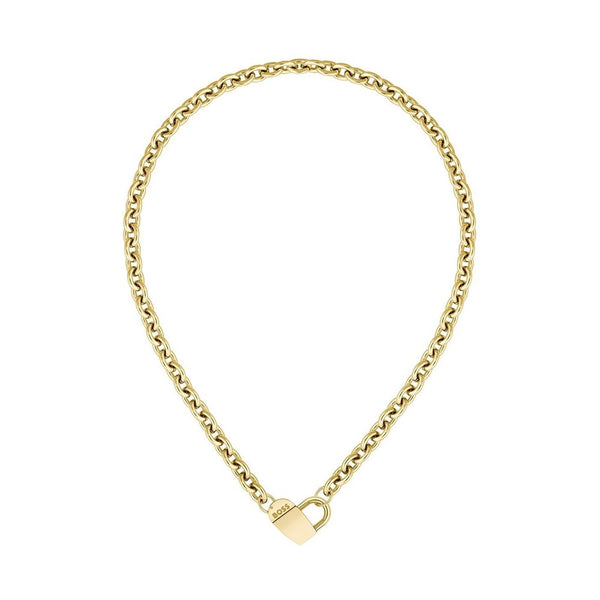 Hugo Boss Gold Stainless Steel Necklace