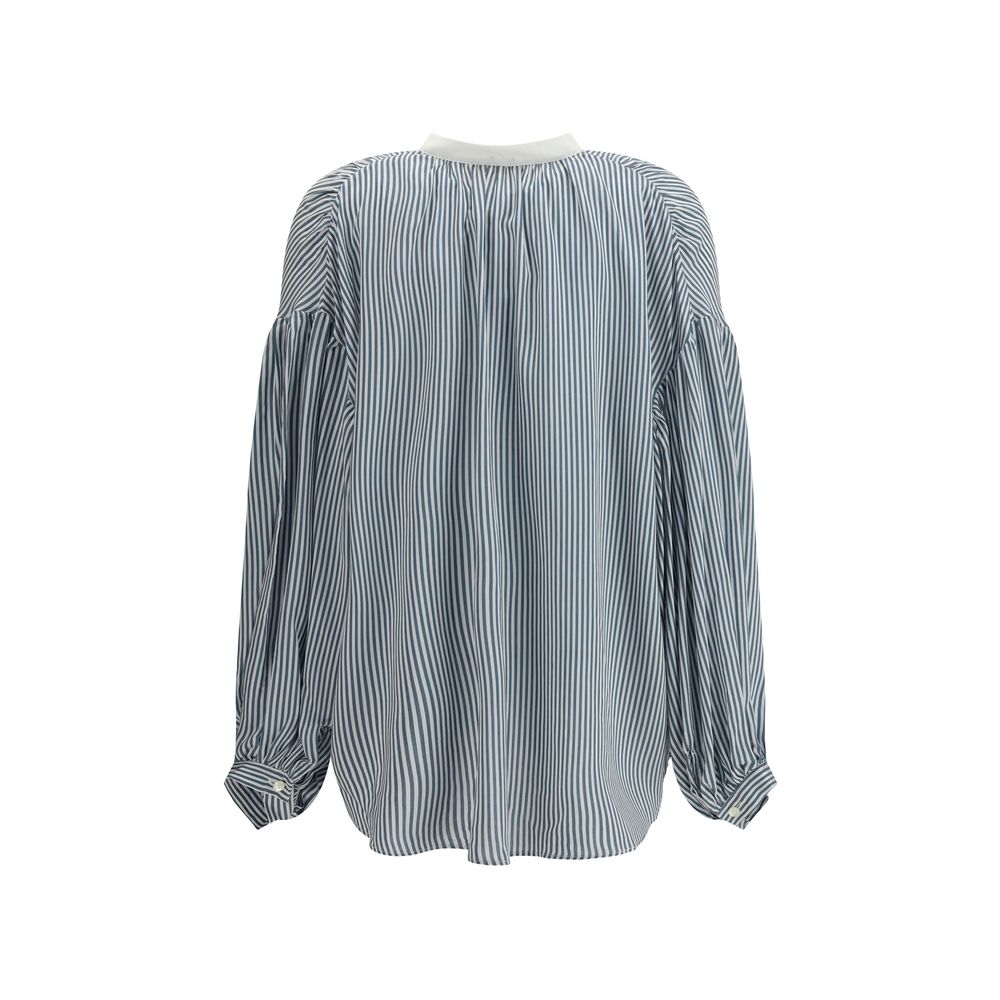 Kristina Ti Bicolor Viscose Pattern Shirt | Regal Royce