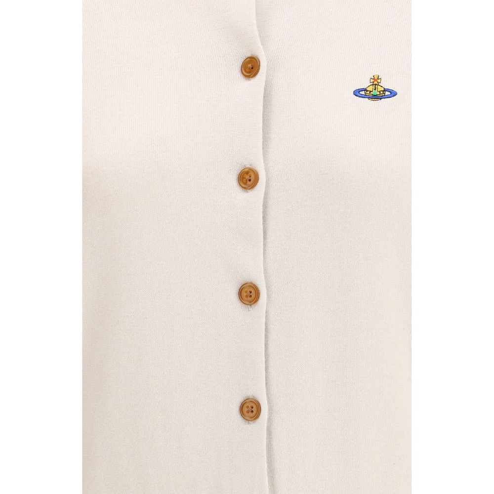 Vivienne Westwood White Cotton Cardigan | Regal Royce