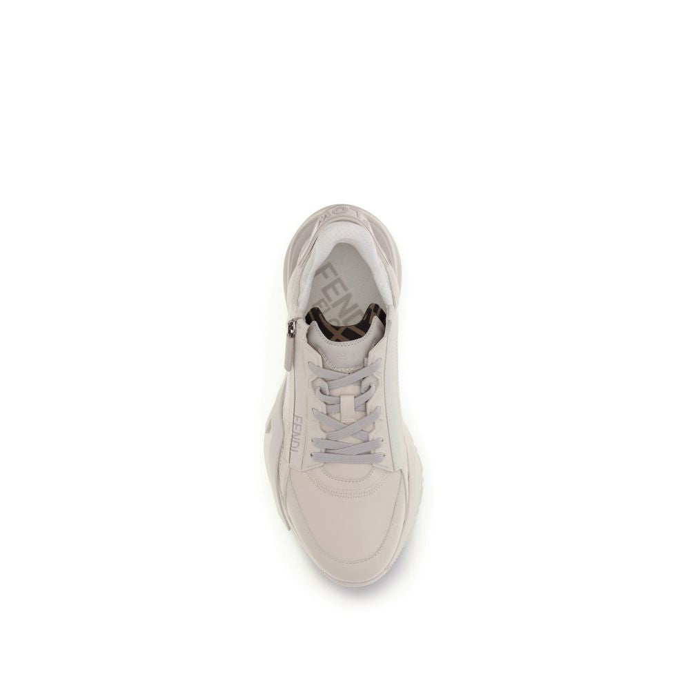 Fendi Cream Rubber Athletic Sneakers | Regal Royce