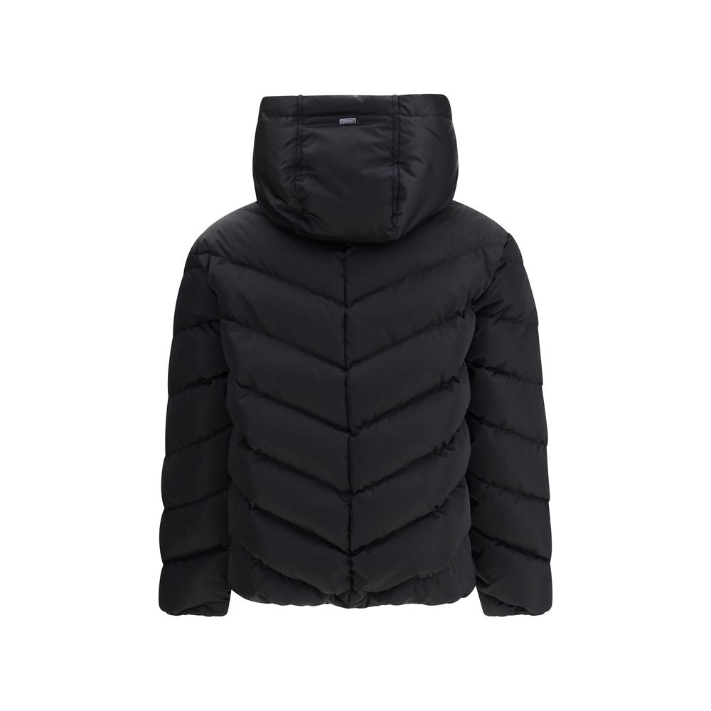 Herno Black Polyester Jackets And Coat