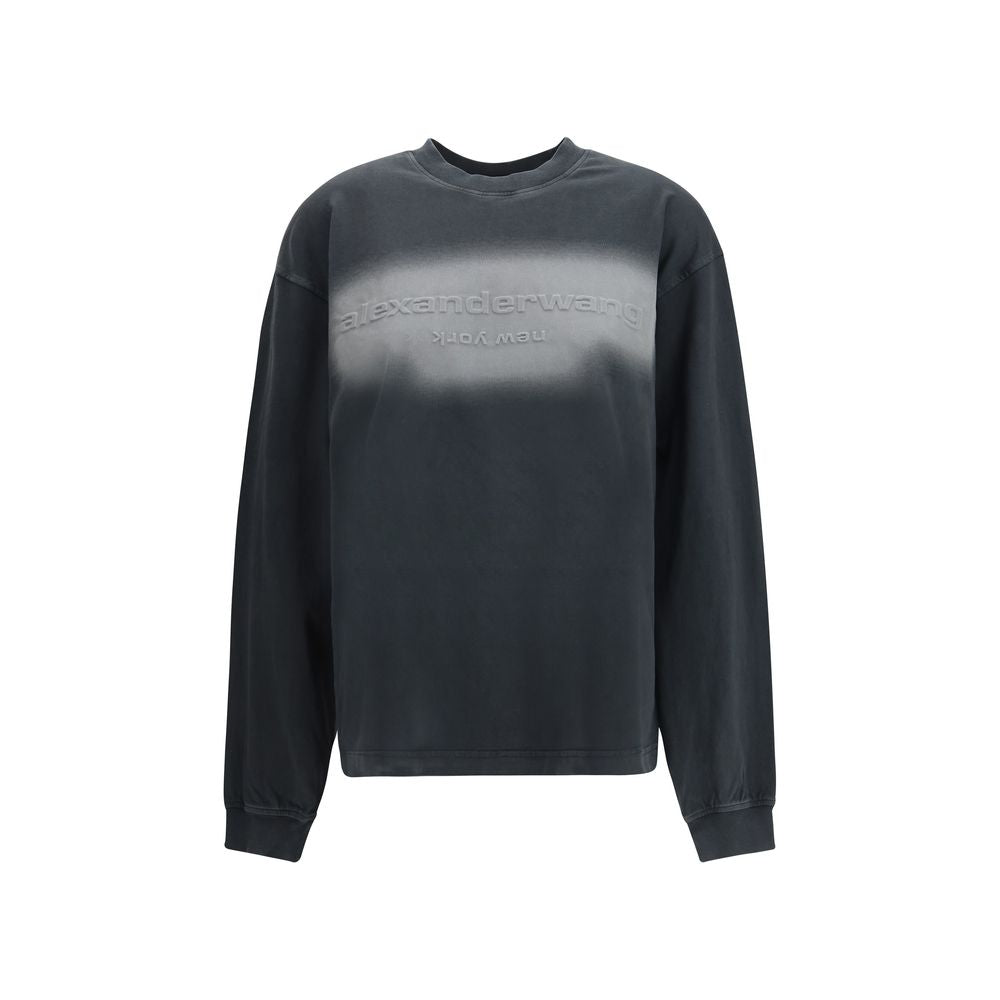 Alexander Wang Black Cotton Sweatshirt | Regal Royce