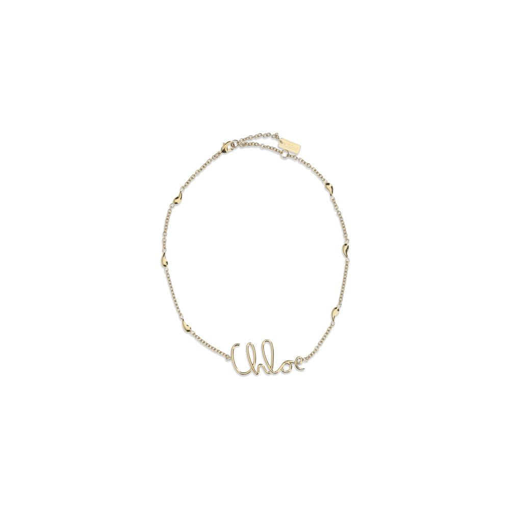 Chloé Gold Brass Necklace | Regal Royce