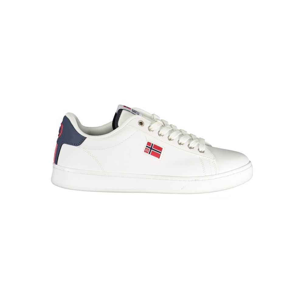 Norway 1963 White Polyurethane Men Sneaker | Regal Royce