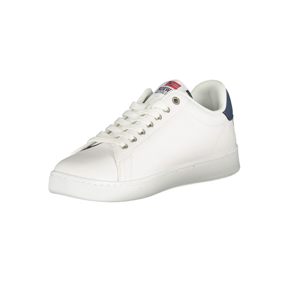 Norway 1963 White Polyurethane Men Sneaker | Regal Royce