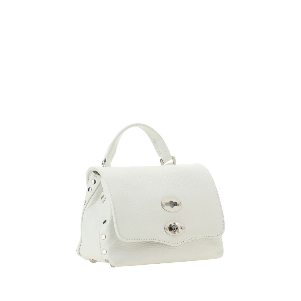 Zanellato White Calf Leather Bos Taurus Shoulder Bag | Regal Royce