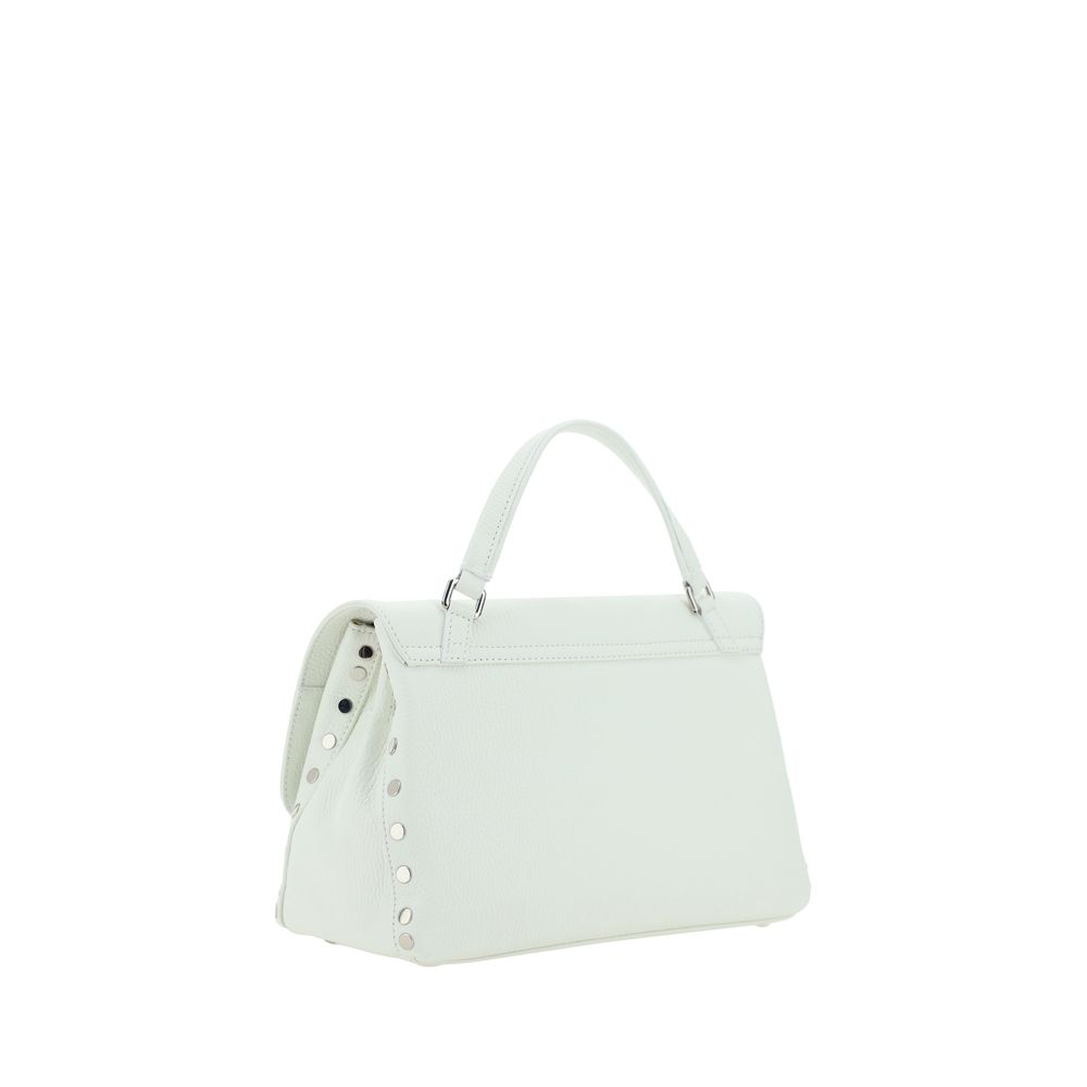 Zanellato White Calf Leather Bos Taurus Shoulder Bag | Regal Royce