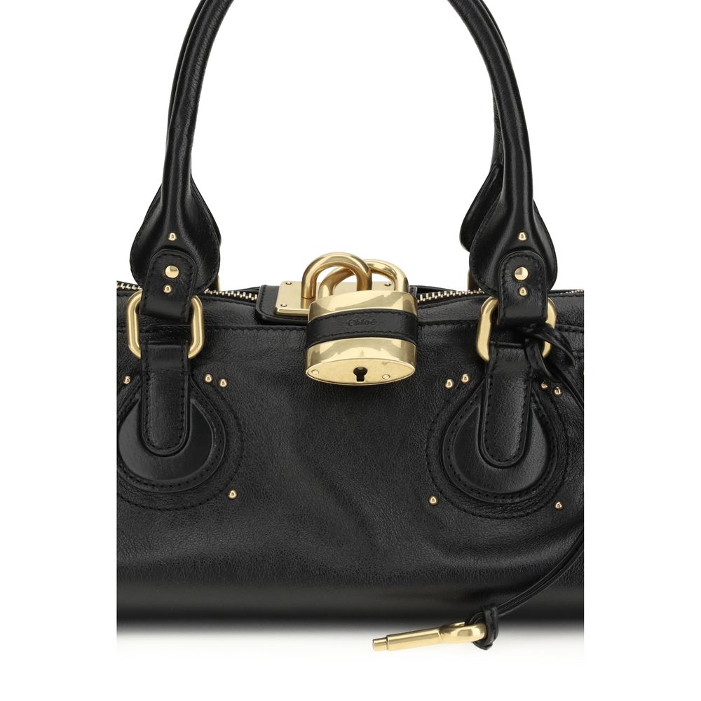 Chloé Black Calf Leather Bos Taurus Shoulder Bag