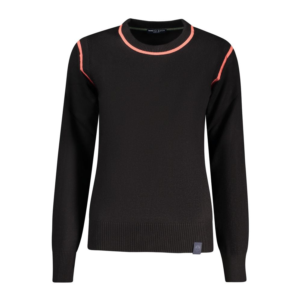 North Sails Black Viscose Women Sweater | Regal Royce