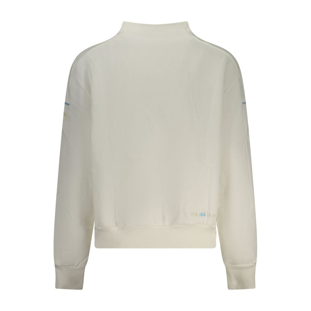 North Sails Bianco Cotton Women Sweatshirt | Regal Royce