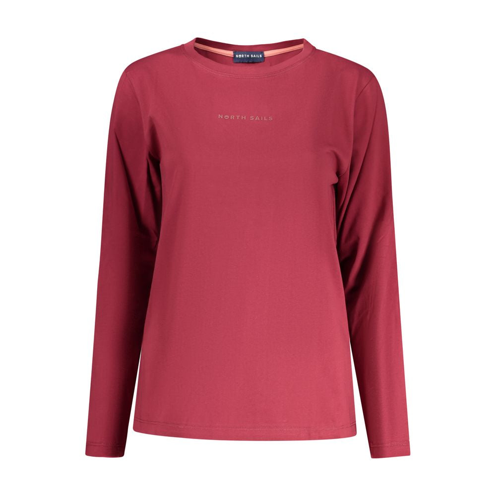 North Sails Rosso Cotton Women T-Shirt | Regal Royce